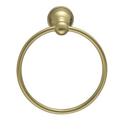 Mandouri Towel Ring in Polished Brass