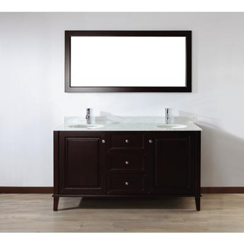 Lily 63 Chai / Carrera Ensemble with Mirror and Faucets