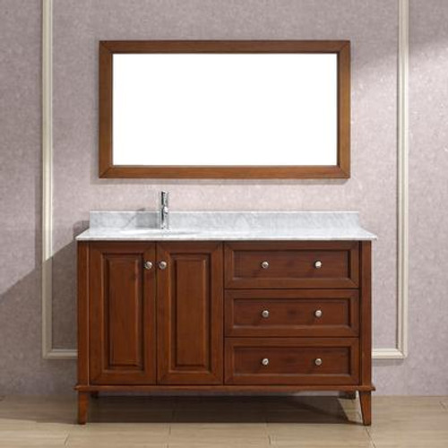 Lily 55 Classic Cherry / Carrera Ensemble with Mirror and Faucet