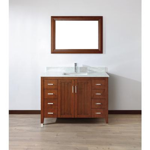 Jackie 48 Classic Cherry / Carrera Ensemble with Mirror and Faucet