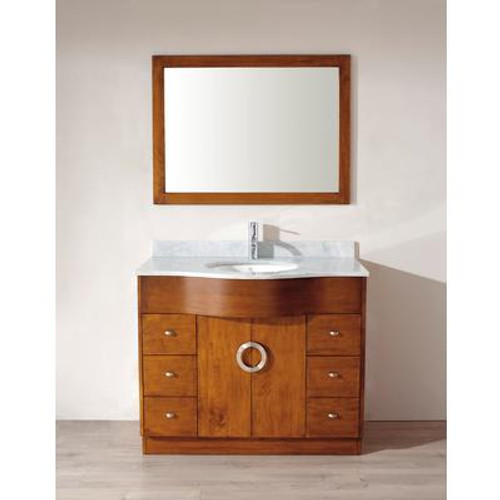 Zoe 42 Classic Cherry / Carrera Ensemble with Mirror and Faucet