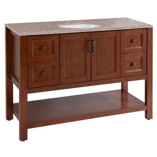 Catalina 48 Inch Vanity Combo in Amber - CA48P2C-A