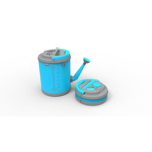 Colourwave Colpaz -Collapsible Watering can Aqua blue