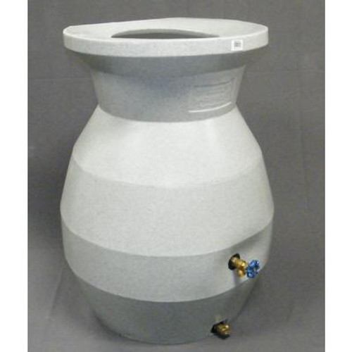 Space Saver Rain Barrel (White stone)