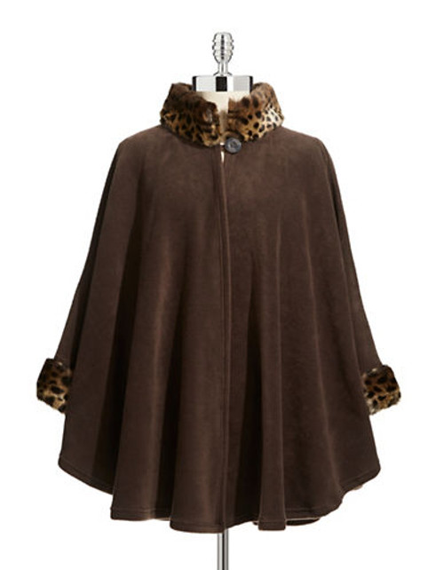 Parkhurst Fleece Cape - Bark