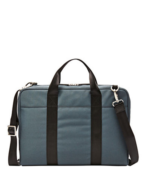 Fossil Mercer Nylon Workbrief Bag - Blue