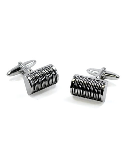 Black Brown 1826 Cufflinks - Black