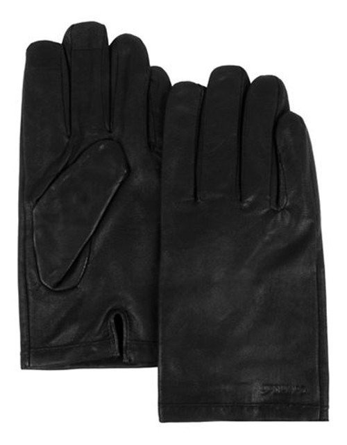 Calvin Klein Embossed Logo Glove with Touch Tips - Black - X-Large