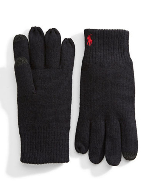 Polo Ralph Lauren Cotton Merino Touch Glove - Black