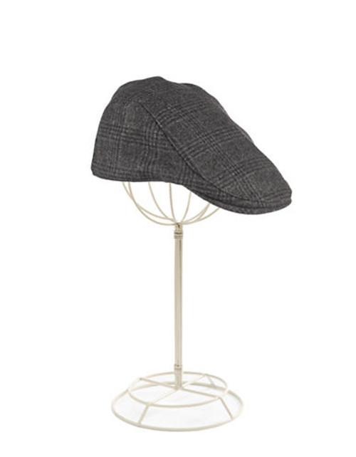 Crown Cap Newsboy Cap - Grey - Large