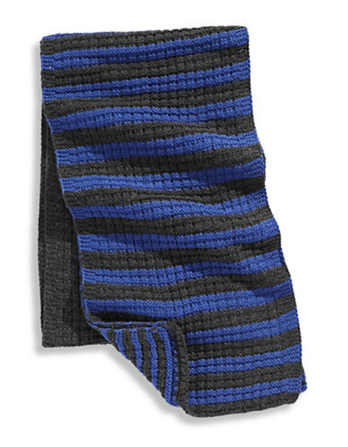 Tommy Hilfiger Waffle Knit Scarf - Blue