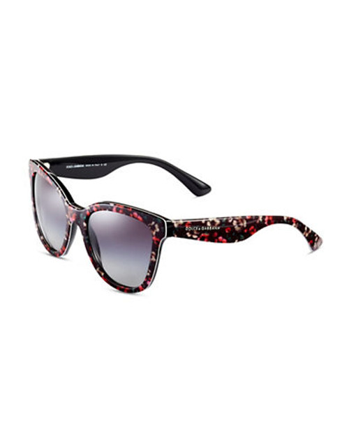 Dolce & Gabbana Floral Printed Cat Eye - Black Floral