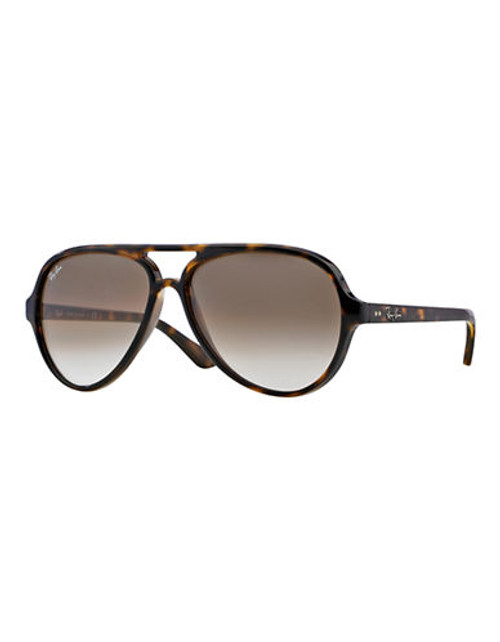 Ray-Ban Cats 5000 Plastic Aviators - Tortoise - Large