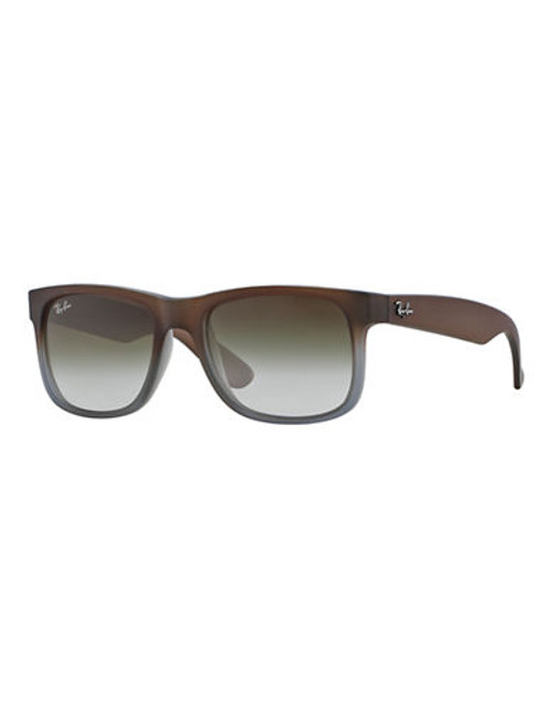 Ray-Ban Justin Rectangular Wayfarer - Brown Gradient - Small