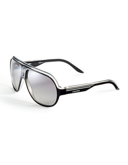 Carrera Speedway Plastic Aviator Sunglasses - Black