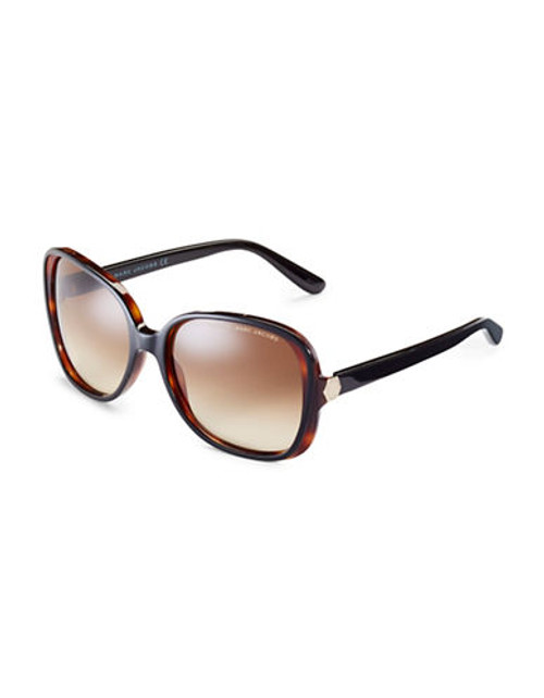 Marc By Marc Jacobs Large Square Plastic Sunglasses - Black