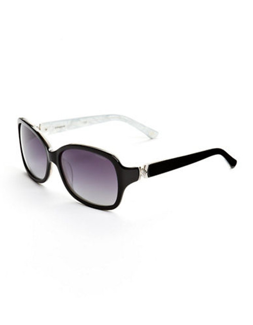 Polaroid Plastic Two-Tone Sunglasses - Purple