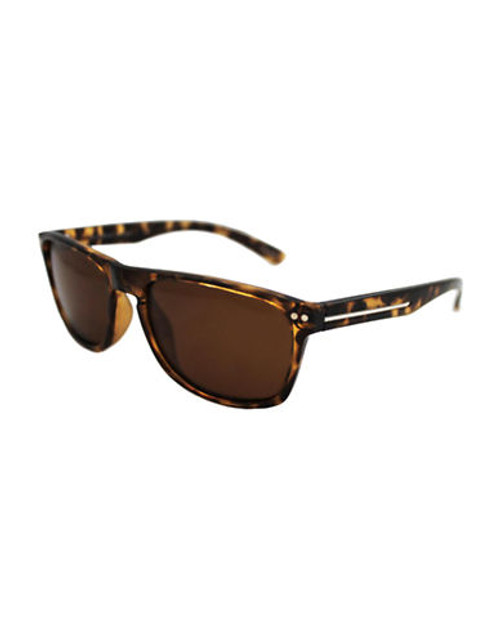 Alfred Sung Tortoise Polarized Plastic Wayfarer - Tortoise