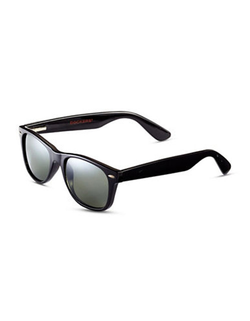 Dockers Plastic Med Retro Square Wayfarer - Smoke