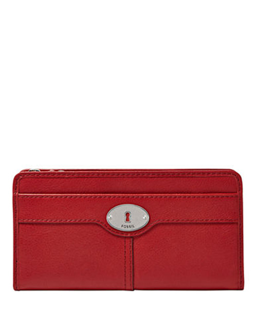 Fossil Marlow Marlow Zip Clutch - Red