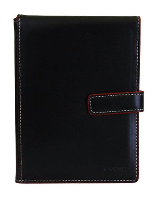 Lodis Passport Wallet with Ticket Flap - Black