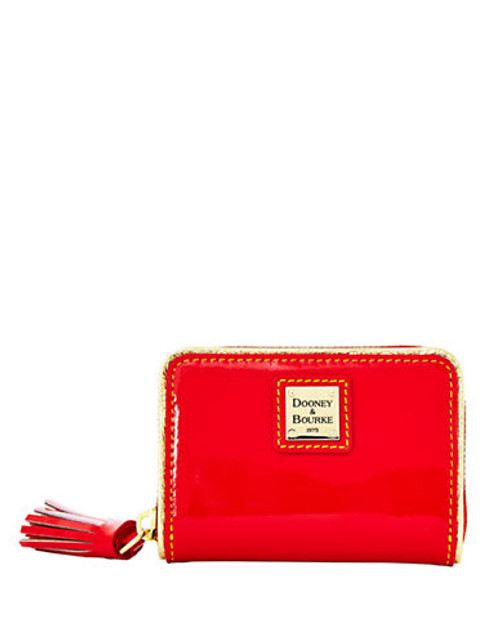 Dooney & Bourke Tassel Zip Around Coin Purse - Red