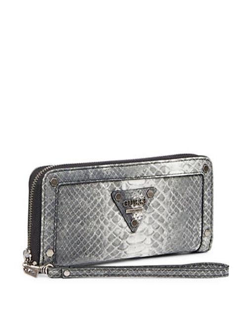 Guess Presley Zip Around Wallet - Slate