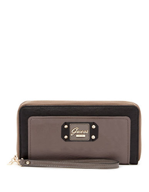 Guess Drama Queen Zipper Wallet - Grey