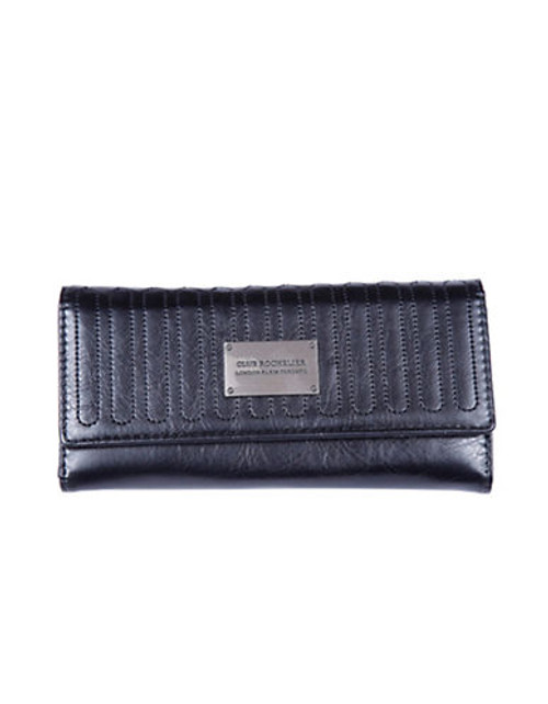 Club Rochelier Glam Expander Clutch Wallet - Black