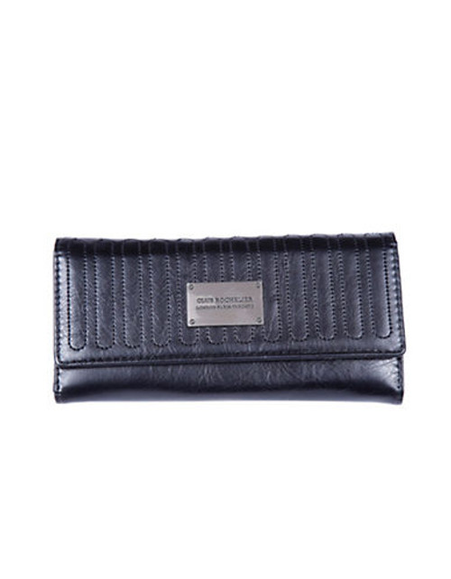 Club Rochelier Glam Slim Clutch Wallet - Black