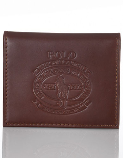 Polo Ralph Lauren Leather Card Case - Tan