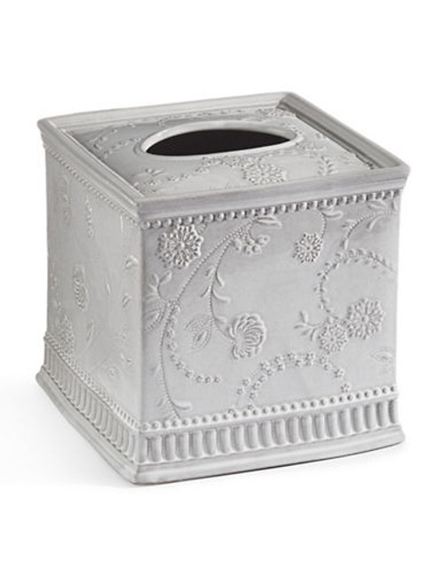 Distinctly Home Romantique Tissue Holder - White Wash