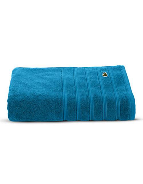 Lacoste Croc Bath Towel - Lagoon - Bath Towel