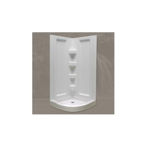 Sorrento 1-piece Acrylic Round Front Shower