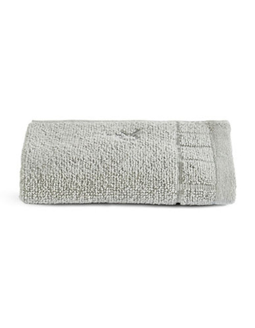 Calvin Klein Sculpted Grid Wash Cloth - Cove - Wash Cloth