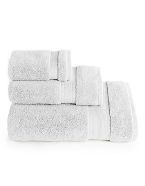 Calvin Klein Plush Washcloth - White - Wash Cloth