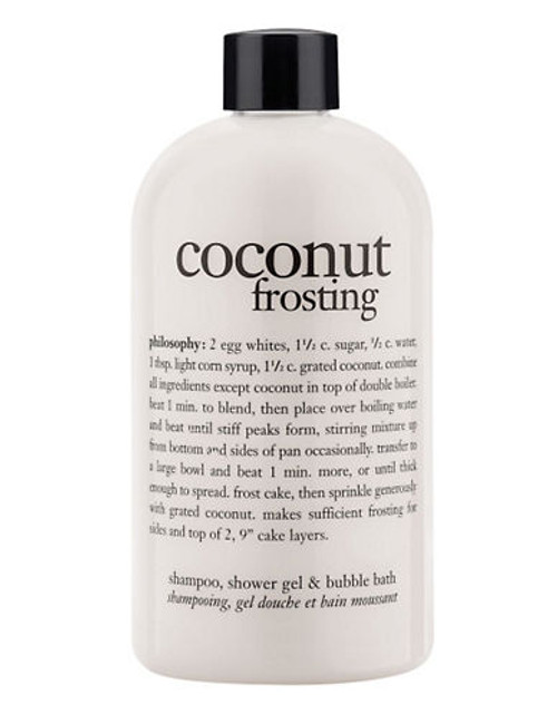 Philosophy coconut frosting shampoo shower gel and bubble bath - No Colour