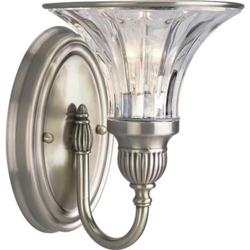 Roxbury Collection Classic Silver 1-light Wall Bracket