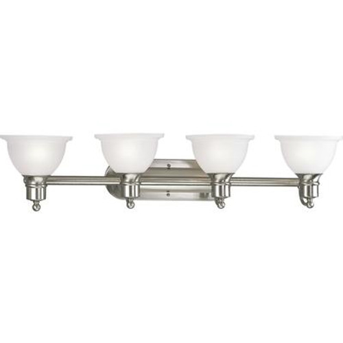 Madison Collection Brushed Nickel 4-light Wall Bracket