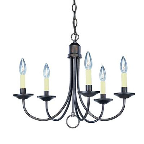 Antique Bronze 5-light Chandelier