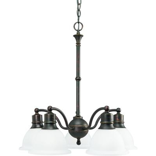 Madison Collection Antique Bronze 5-light Chandelier