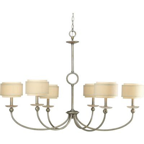 Ashbury Collection Silver Ridge 6-light Chandelier