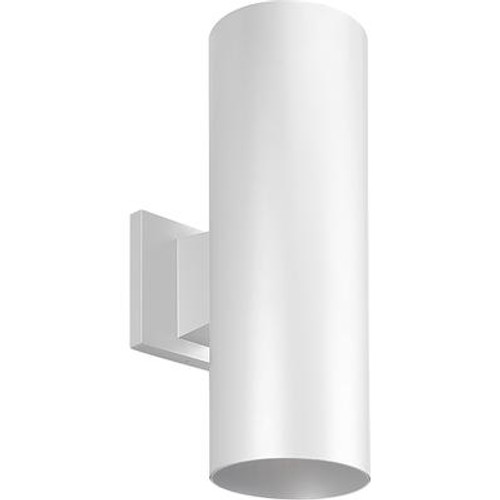 White 2-light Wall Lantern