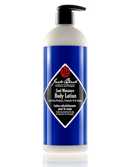 Jack Black Cool Moisture Body Lotion with Soy Protein, Vitamin E & Jojoba - No Colour