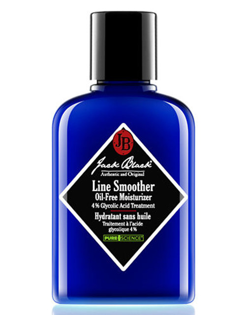 Jack Black Line Smoother Oil-Free Moisturizer 4% Glycolic Acid Treatment - No  Colour