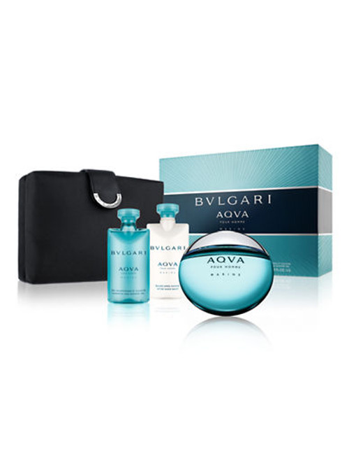 Bvlgari Aqva Men Marine 4 Piece Gift Set - No Colour