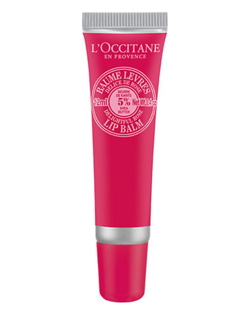 L Occitane Shea Rose Lip Balm - No Colour - 15 ml