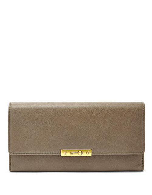 Fossil Knox  Flap Clutch - Grey