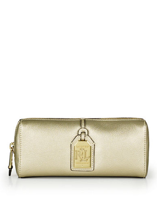 Lauren Ralph Lauren Aiden Cosmetic Case - Gold