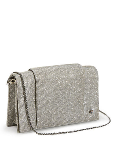 Halston Heritage Wallet On The Chain Crossbody - Silver